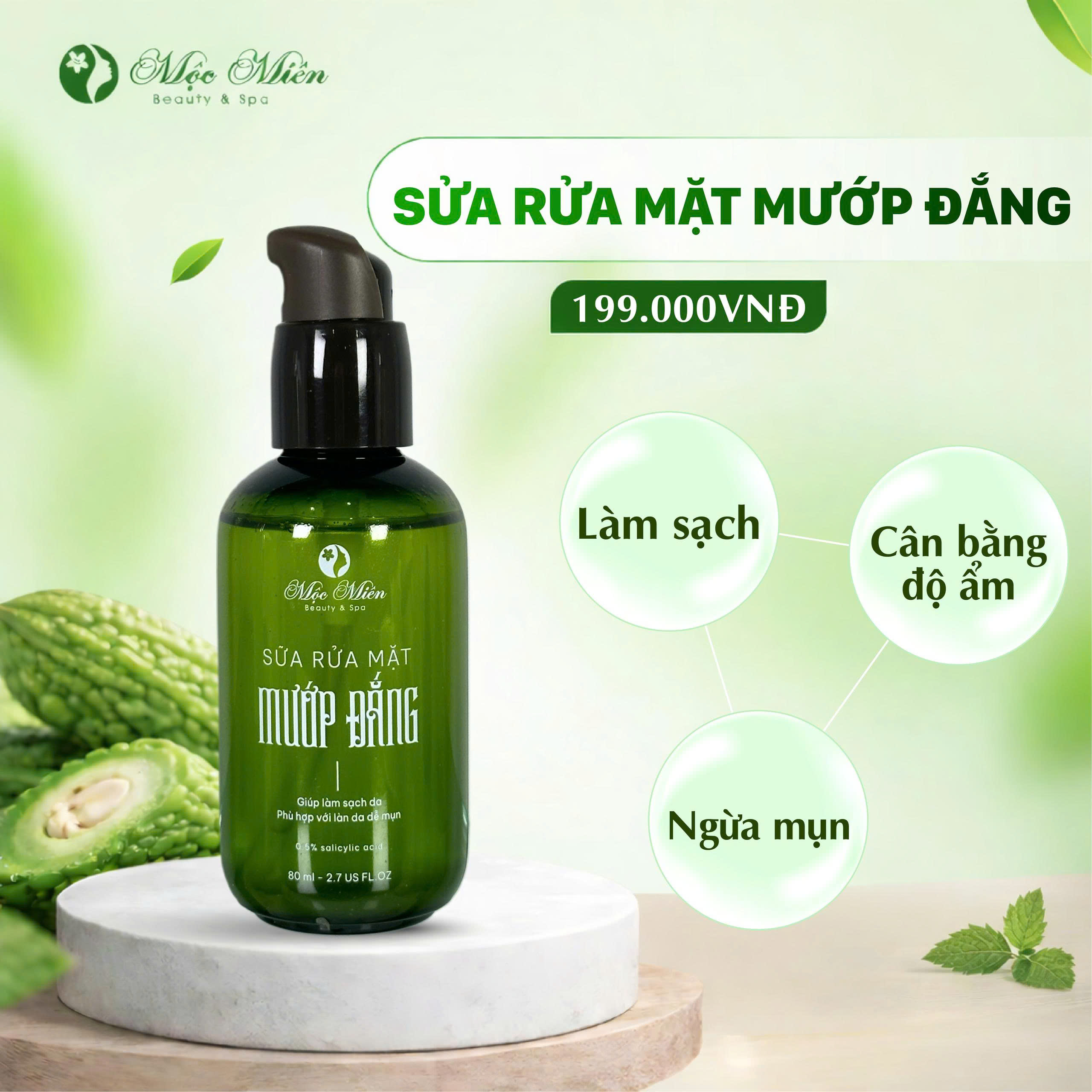SỮA RỬA MẶT MƯỚP ĐẮNG
