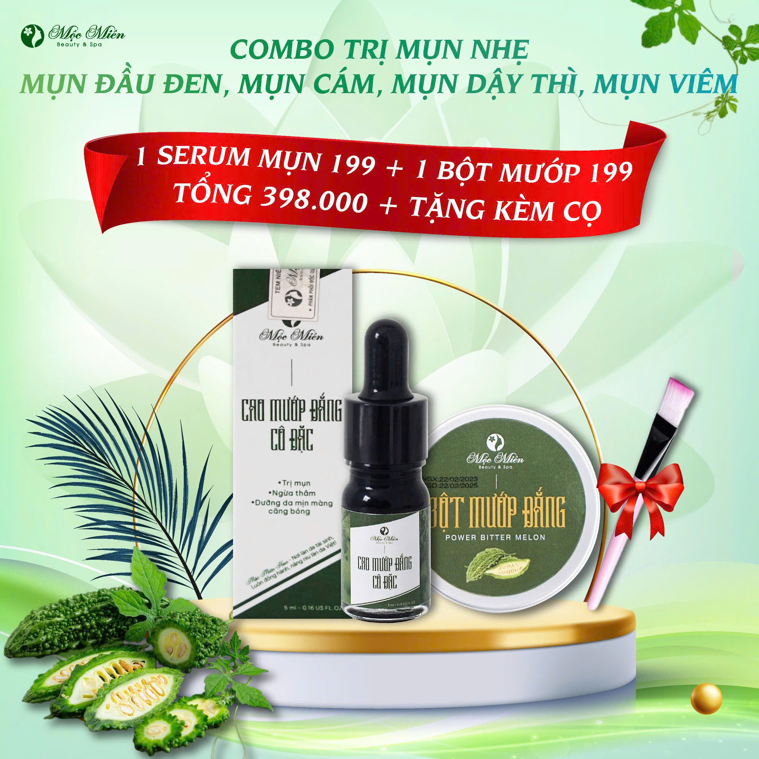 combo trị mụn nhẹ 