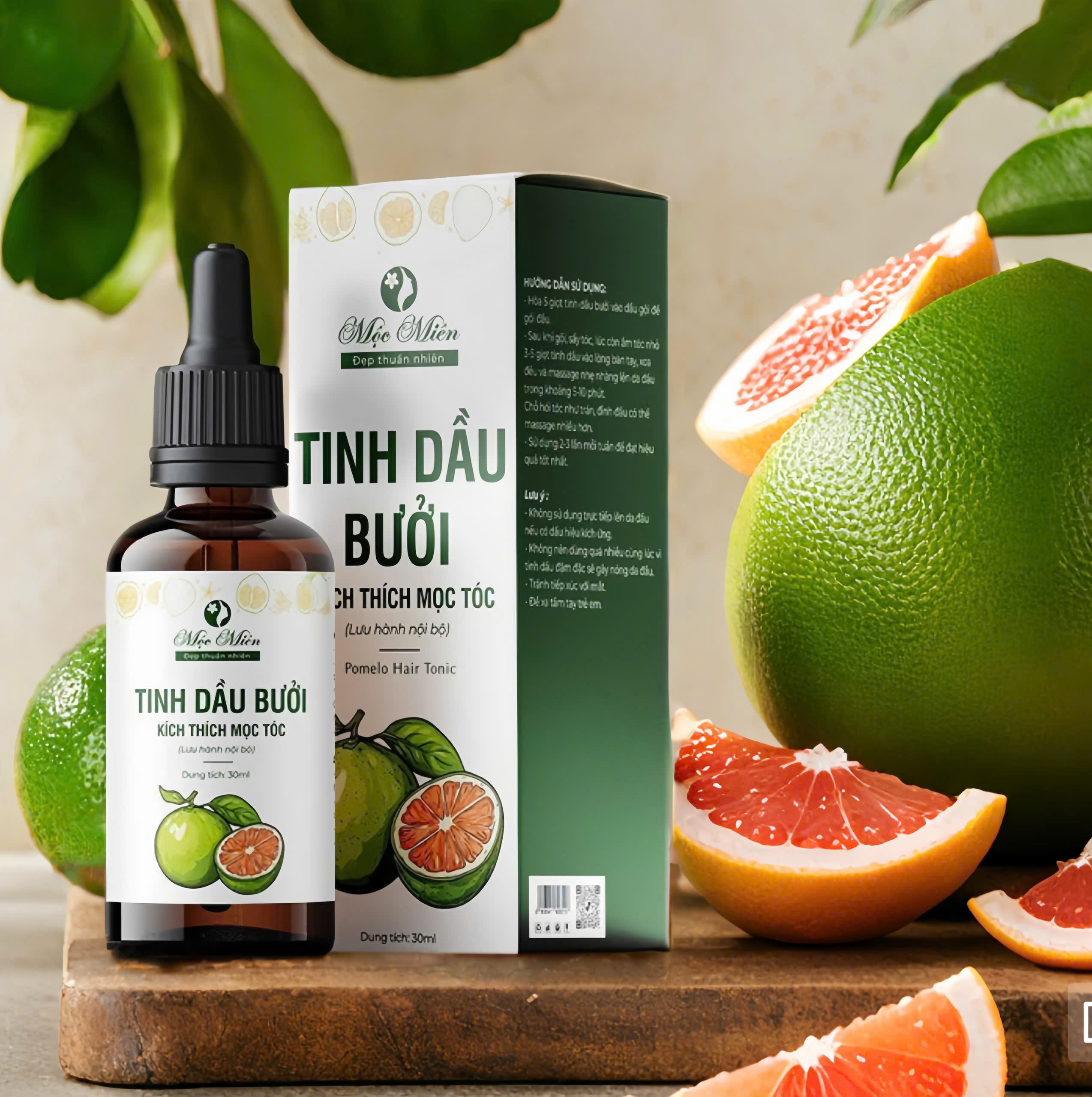 Tinh dầu bưởi mọc tóc